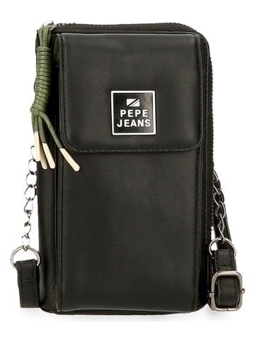 Pepe Jeans Torebka w kolorze czarnym na telefon - 11 x 20 x 4 cm