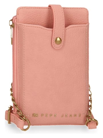 Pepe Jeans Handytasche in Lachs - (B)9,5 x (H)16,5 x (T)4 cm