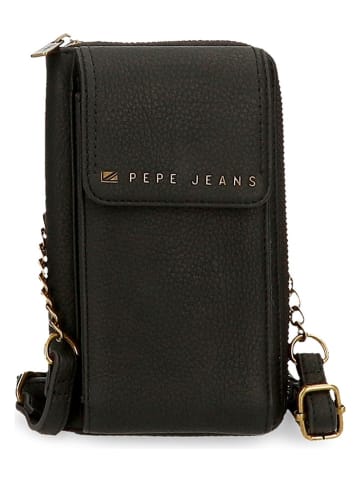 Pepe Jeans Torebka w kolorze czarnym na telefon - 11 x 20 x 4 cm