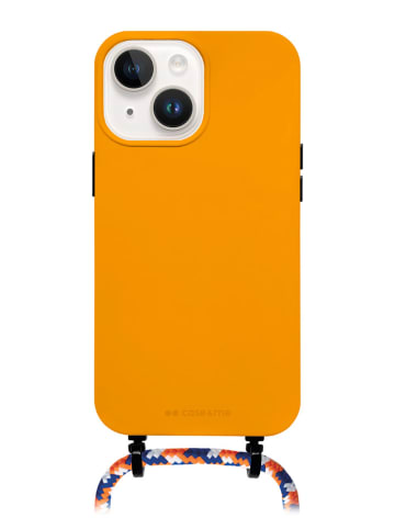 case&me Case voor iPhone 14 Plus oranje