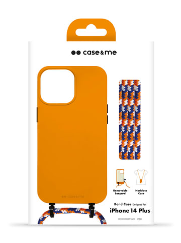 case&me Case für iPhone 14 Plus in Orange