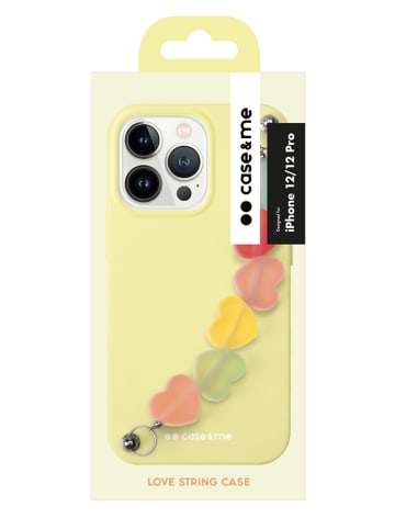 case&me Case voor iPhone 12/12 Pro geel