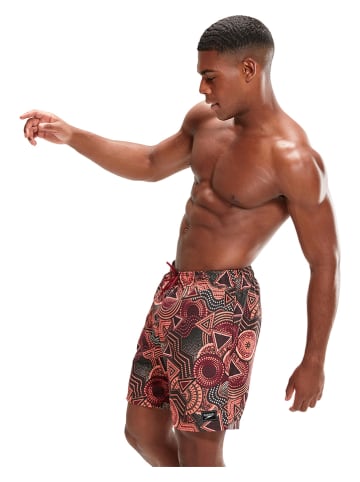 Speedo Zwemshorts zwart/meerkleurig