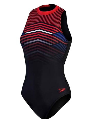 Speedo Badpak zwart/meerkleurig