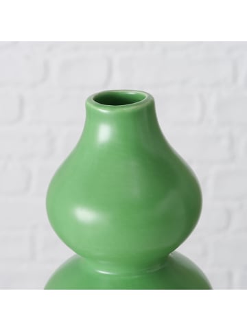 Boltze 2er-Set: Vasen "Brunila" in Grün - (H)30 cm