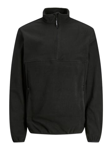 Jack & Jones Fleeceepullover in Schwarz