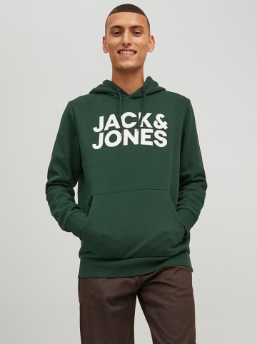 Jack & Jones Hoodie donkergroen
