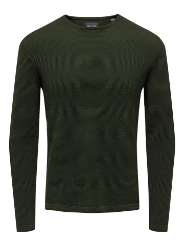 ONLY & SONS Sweter "Panter" w kolorze zielonym