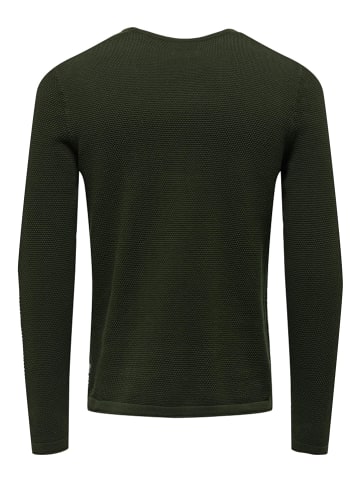ONLY & SONS Sweter "Panter" w kolorze zielonym