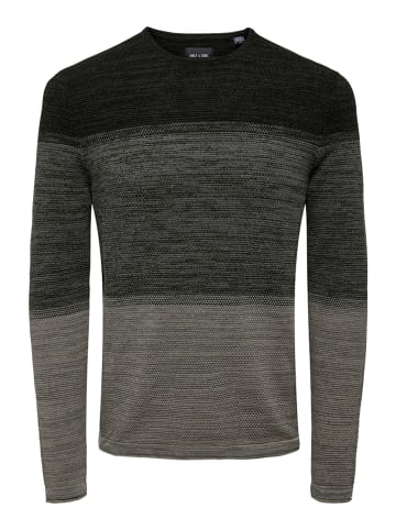 ONLY & SONS Trui "Panter" grijs