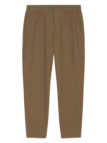 Marc O'Polo Spodnie w kolorze brązowym