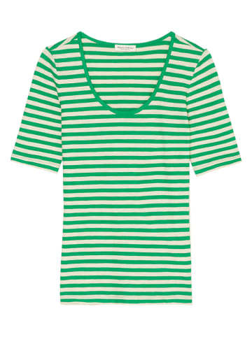 Marc O´Polo Shirt in Grün/ Creme