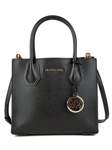 Michael Kors Leren handtas zwart - (B)22 x (H)19 x (D)10 cm