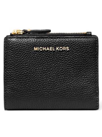 Michael Kors Leder-Geldbörse in Schwarz - (B)11,5 x (H)9 x (T)2 cm