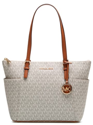 Michael Kors Schultertasche in Beige/ Hellbraun - (B)28 x (H)25 x (T)11 cm