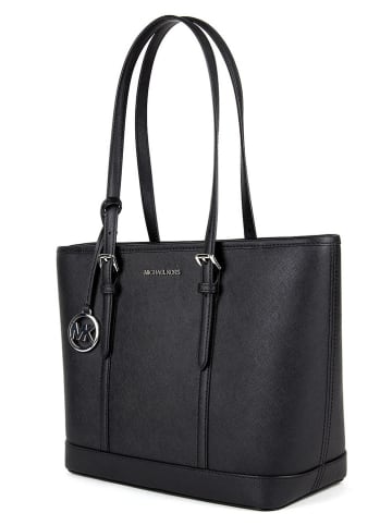 Michael Kors Skórzana torebka w kolorze czarnym - 36 x 25 x 13 cm