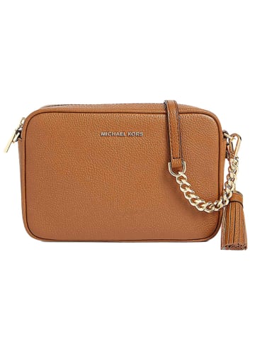 Michael Kors Leder-Umhängetasche in Hellbraun - (B)21 x (H)14 x (T)6 cm