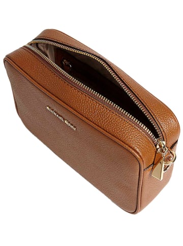 Michael Kors Leren schoudertas lichtbruin - (B)21 x (H)14 x (D)6 cm