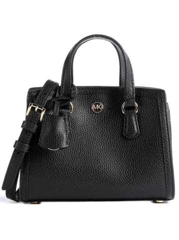 Michael Kors Leren schoudertas zwart - (B)21 x (H)16 x (D)7 cm