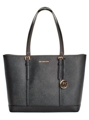 Michael Kors Leder-Shopper in Schwarz - (B)44 x (H)29 x (T)16 cm