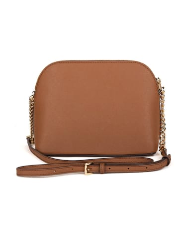 Michael Kors Leder-Umhängetasche in Hellbraun - (B)21 x (H)16 x (T)9 cm
