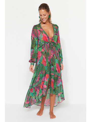 trendyol Kimono groen/roze