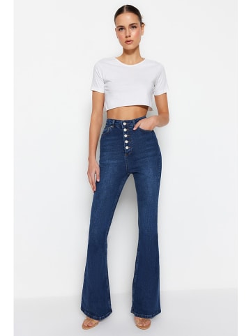 trendyol Dżinsy - Slim fit - w kolorze niebieskim