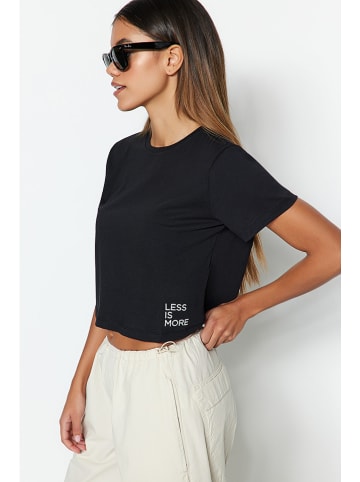trendyol Shirt in Schwarz