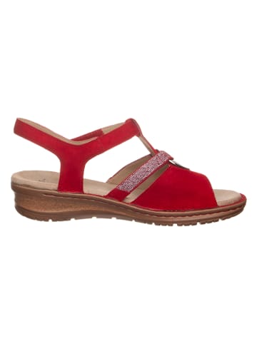 Ara Shoes Leren sandalen rood