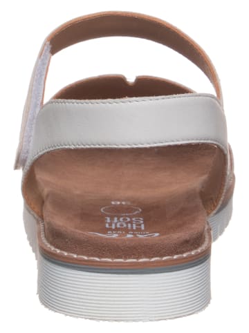 Ara Shoes Leder-Sandalen in Weiß