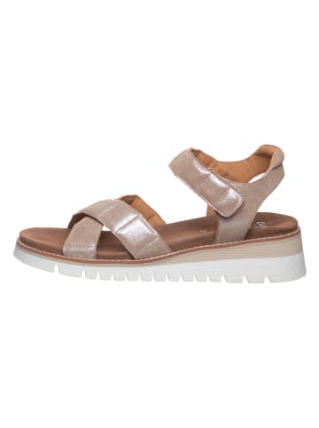 Ara Shoes Leren sleehaksandalen beige