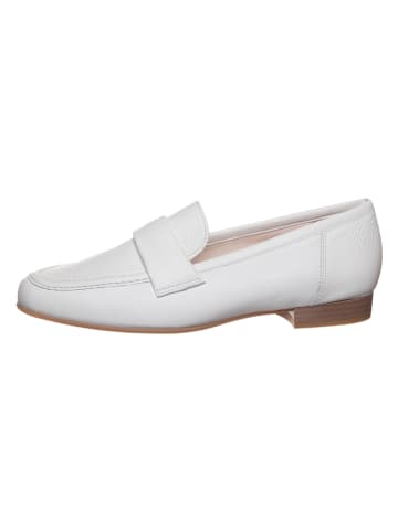 Ara Shoes Skórzane slippersy w kolorze białym