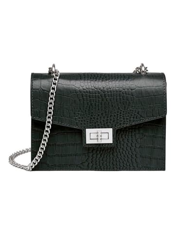 CXL by Christian Lacroix Leren schoudertas "Peuplier" zwart - (B)21 x (H)16 x (D)10 cm