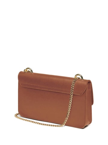 CXL by Christian Lacroix Leder-Umhängetasche "Trudaine" in Hellbraun - (B)25 x (H)14 x (T)5 cm