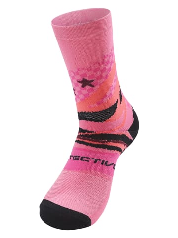 Protective Fahrradsocken "P-Red Sun" in Pink