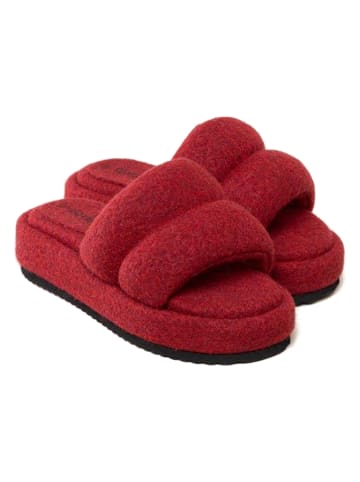 kitz-pichler Pantoffels "Fluffy" rood