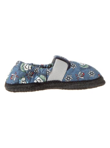 kitz-pichler Pantoffels "Roy - Piraat" blauw