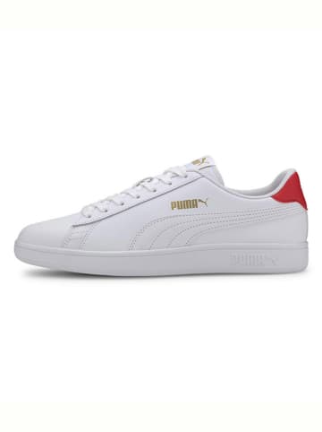 Puma Skórzane sneakersy "Smash v2" w kolorze białym
