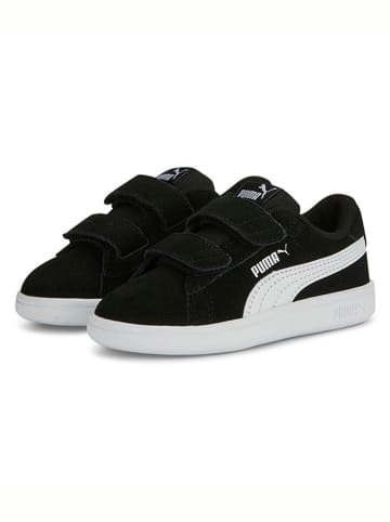 Puma Leren sneakers "Smash 3.0" zwart