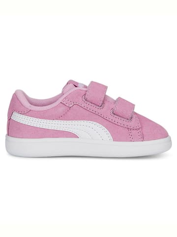 Puma Skórzane sneakersy "Smash 3.0" w kolorze różowym