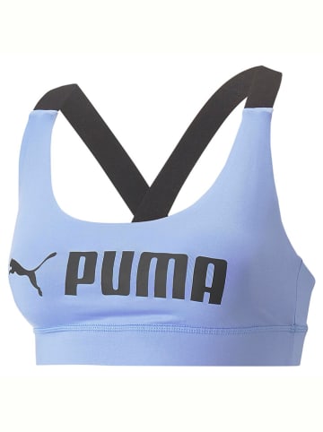 Puma Biustonosz sportowy w kolorze błękitnym