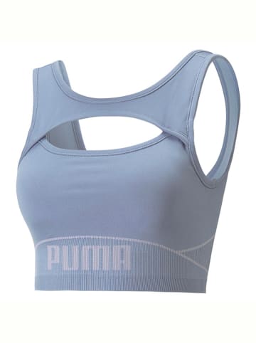 Puma Sportbeha lichtblauw - medium