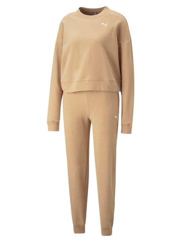 Puma Trainingsanzug in Beige