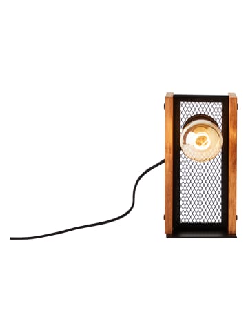 Brilliant Tischleuchte "Calandra" in Hellbraun - (B)12 x (H)23,5 x (T)12 cm