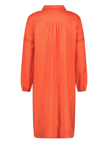 Gerry Weber Leinen-Kleid in Orange