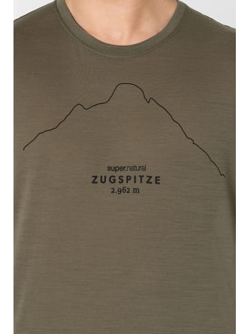 Supernatural Shirt "Zugspitze" in Braun