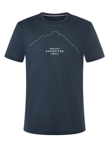 super.natural Shirt "Zugspitze" donkerblauw