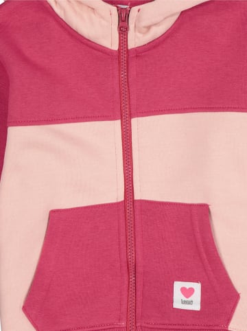 lamino Sweatjacke in Pink/ Rosa