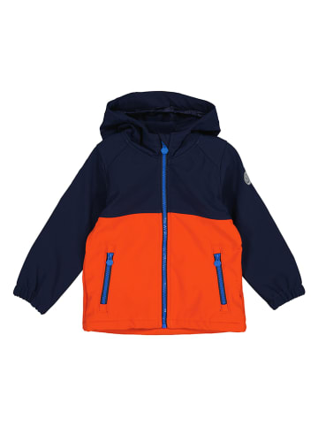Killtec Softshelljas donkerblauw/oranje