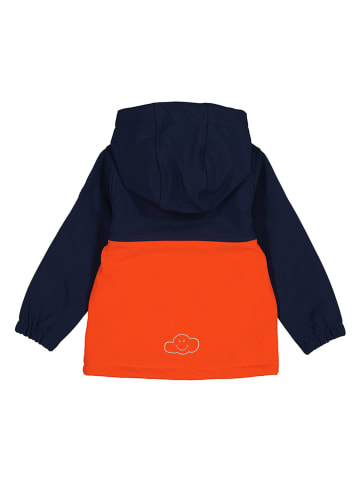 Killtec Softshelljas donkerblauw/oranje